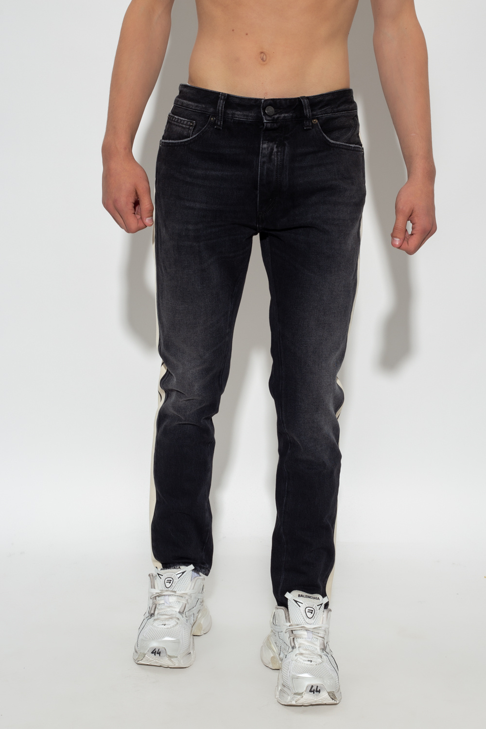 【関税&送料込】Palm Angels Wide Parachute Jeans Low-Rise Denim Parachute Pants
